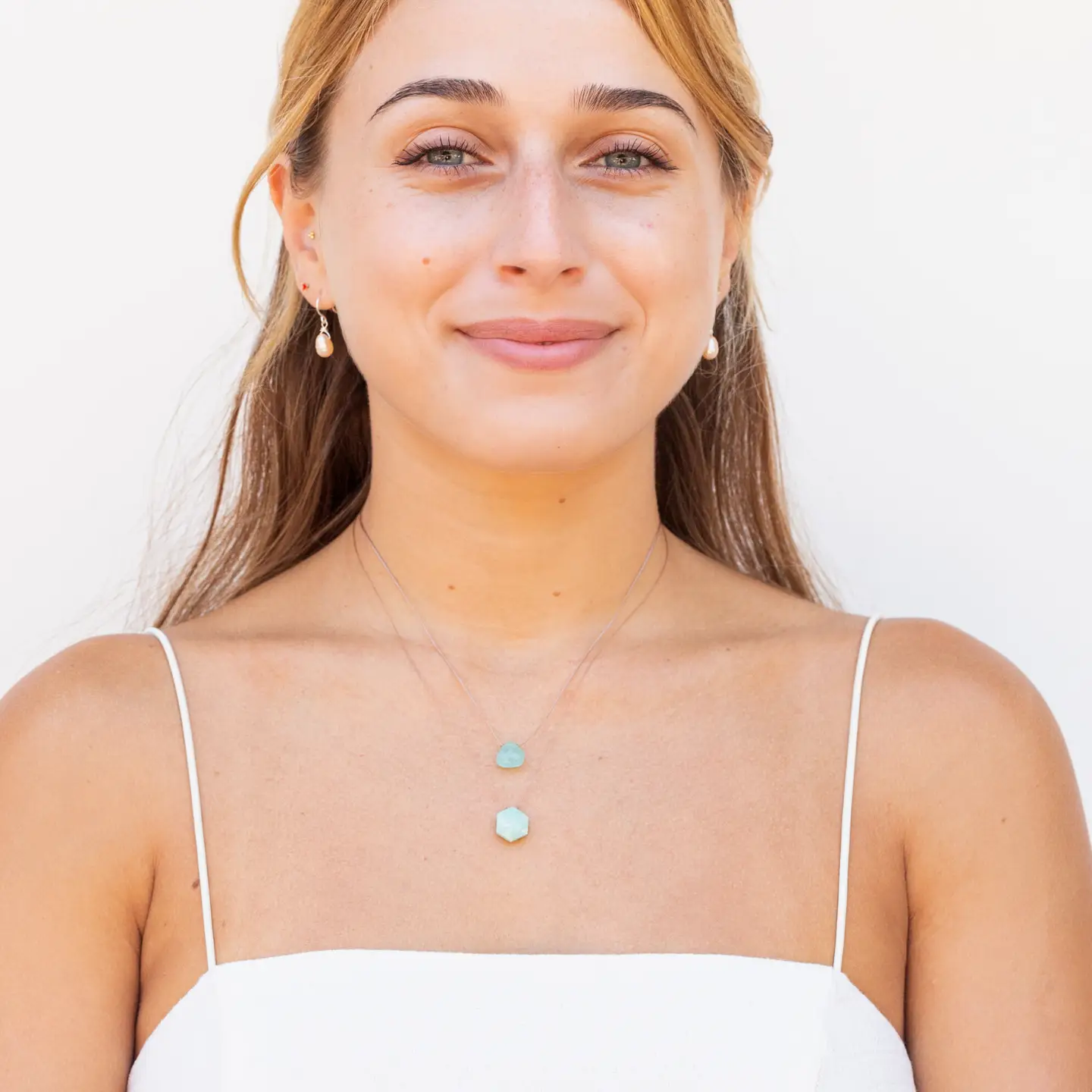 Soul Shine Necklace Turquoise Blue Crystal for Friendship
