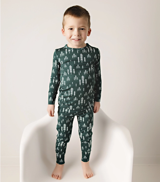 Kids Bamboo Pajamas Trees