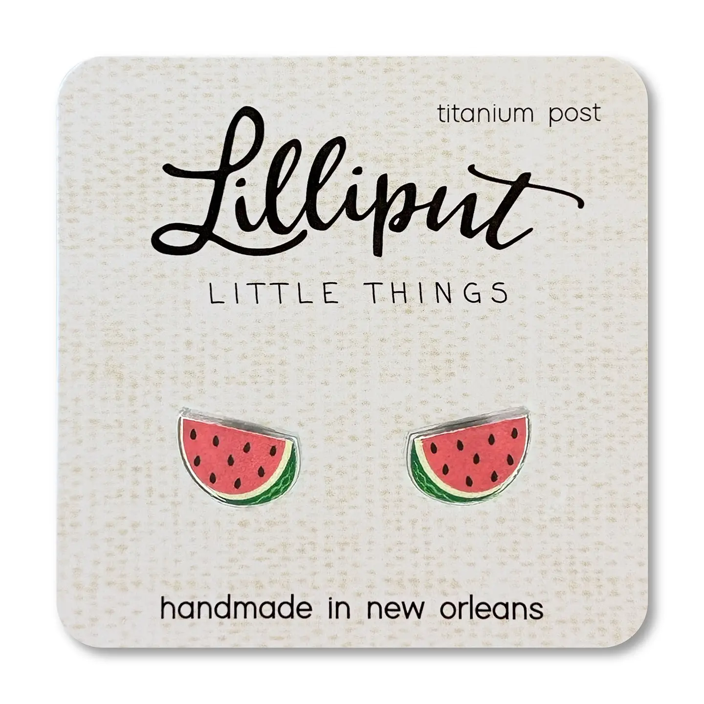 Watermelon Stud Earrings