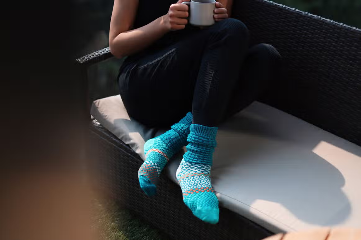 Abalone Slouch Socks