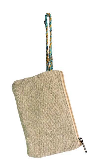 Hemp Coin Purse Loop Handle