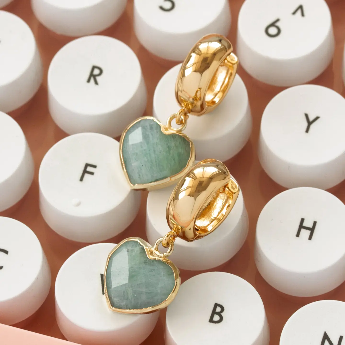 Love, Actually Heart Earrings