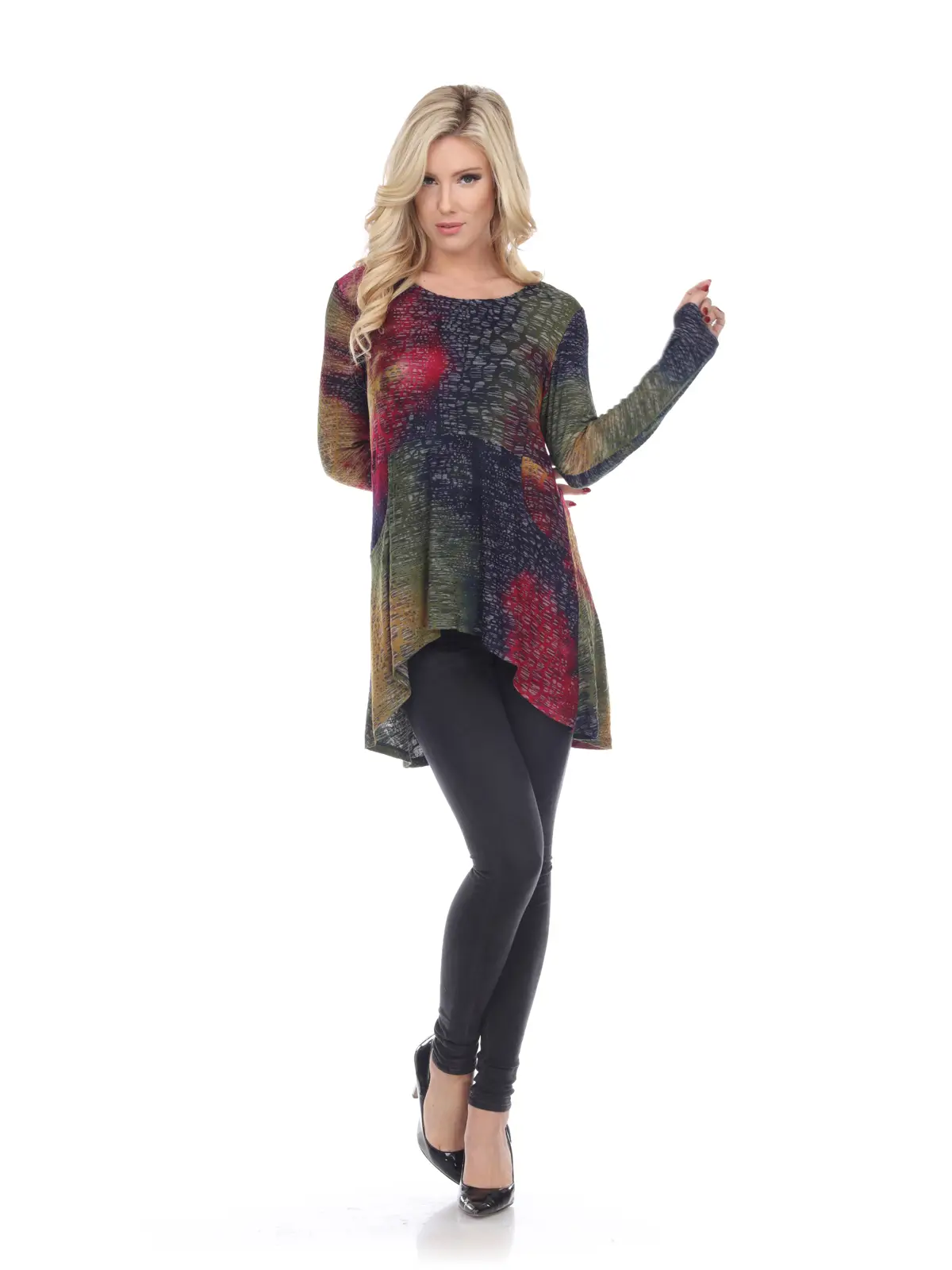 Burnout High Low Tunic Top