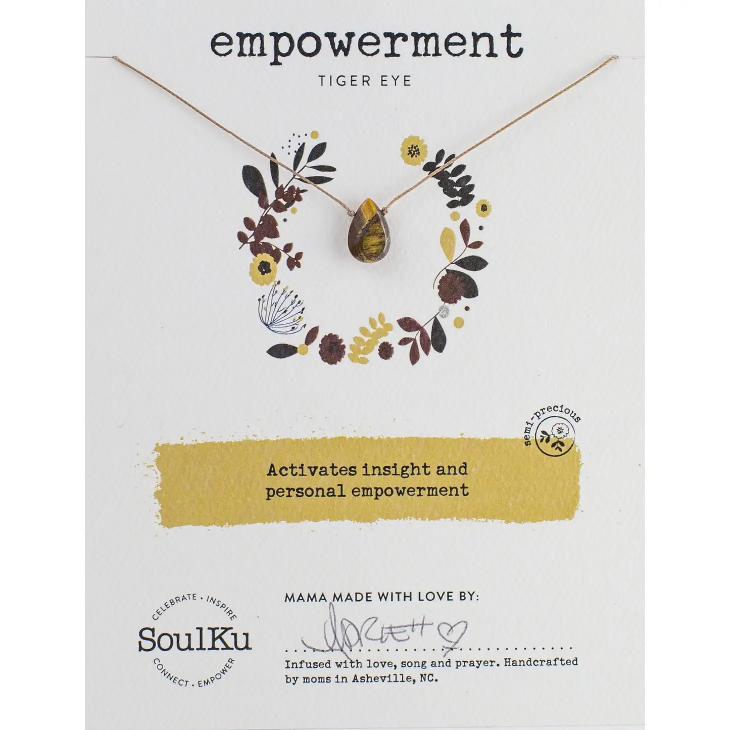 Soul Full Necklace - Tiger Eye for Empowerment