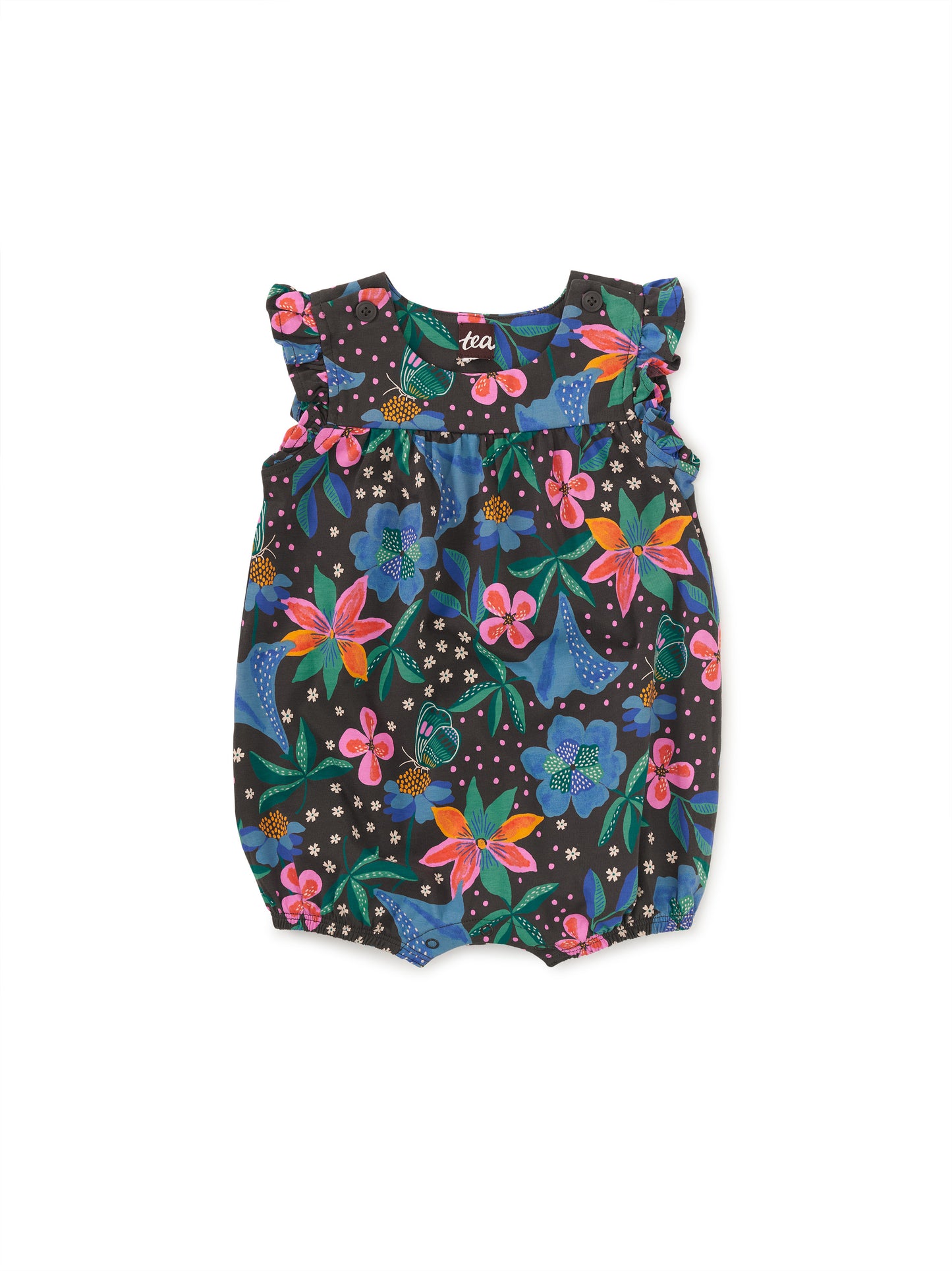 Flutter Baby Romper Painted Floral