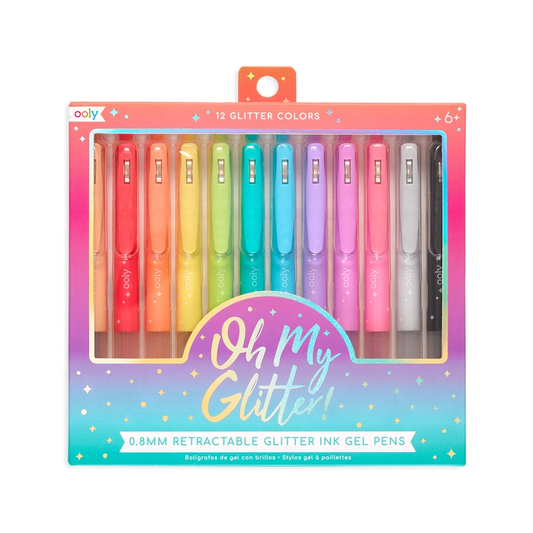 Oh My Glitter Gel Pens Retractable