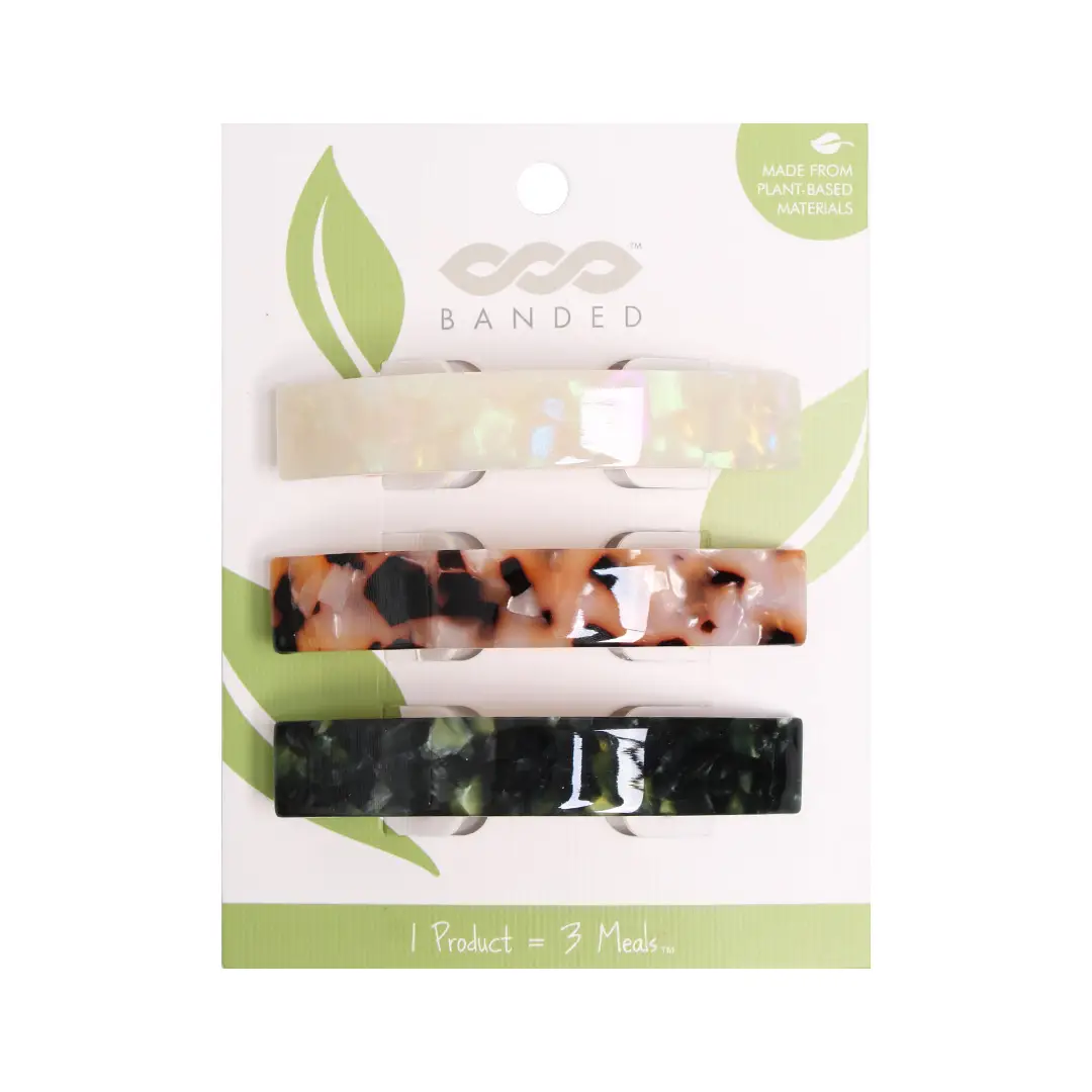 Ivy Leaf French Clips 3pk