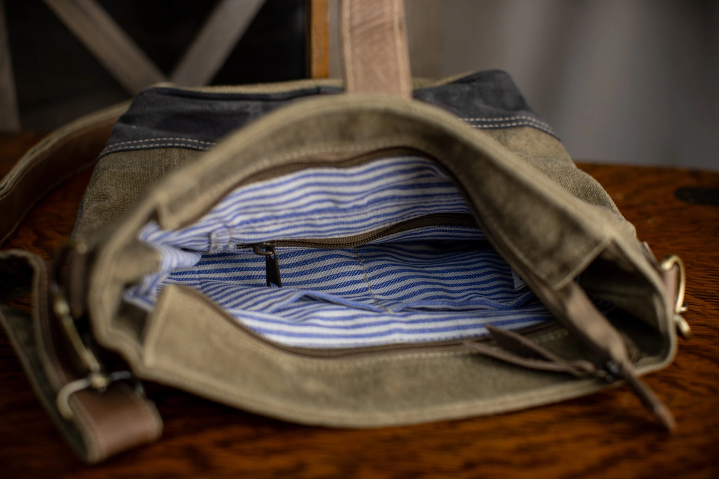 Leaves Canvas Sling Bag