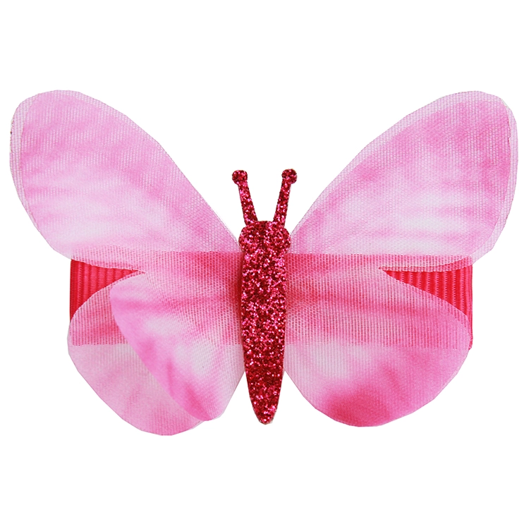 Girls Silk Butterfly Hair Clip