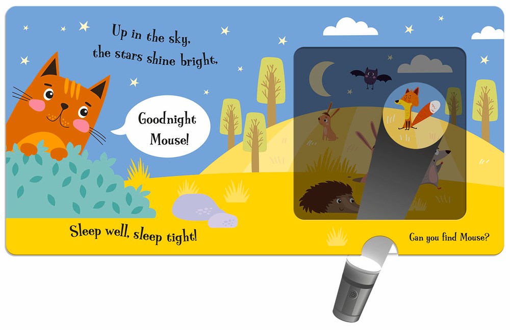 Goodnight Cat Magic Flashlight Board Book