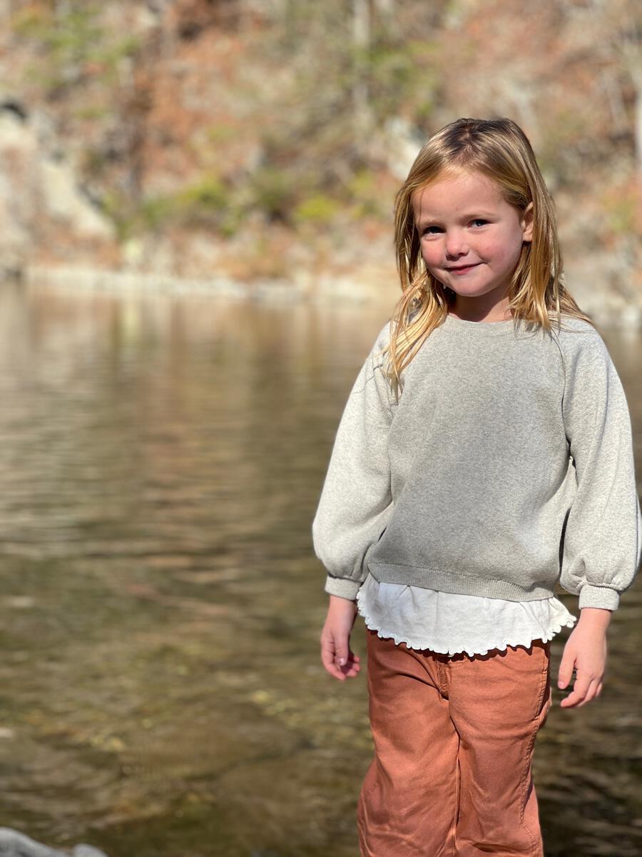 Girls Hayden Wide Leg Pants Rust