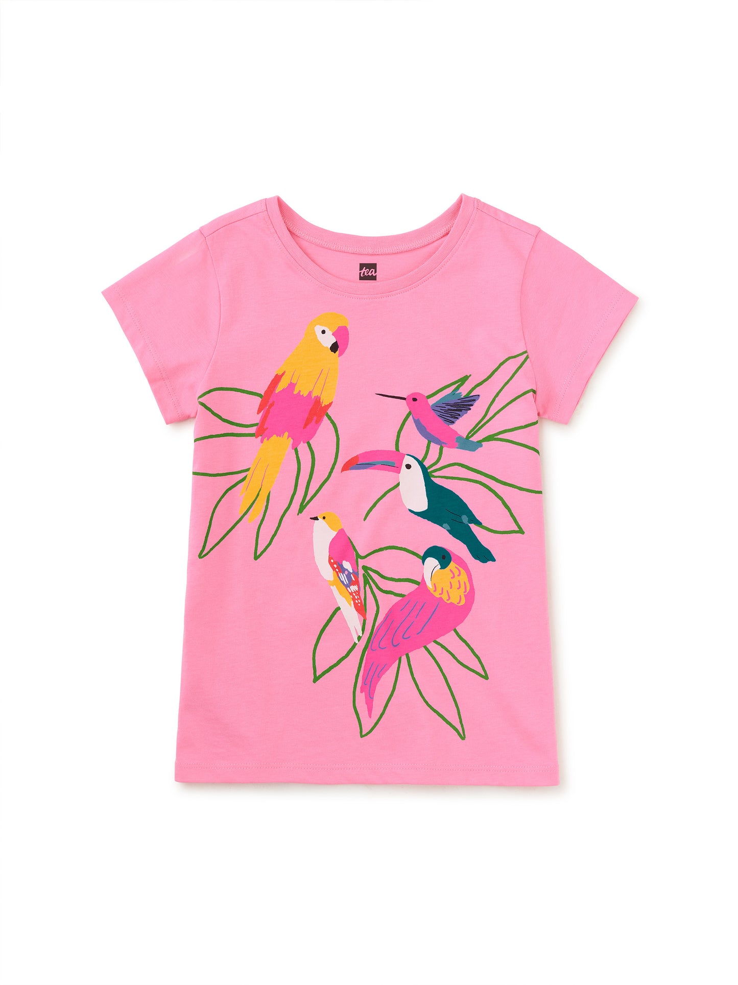 Kids Tropical Birds Graphic Tee