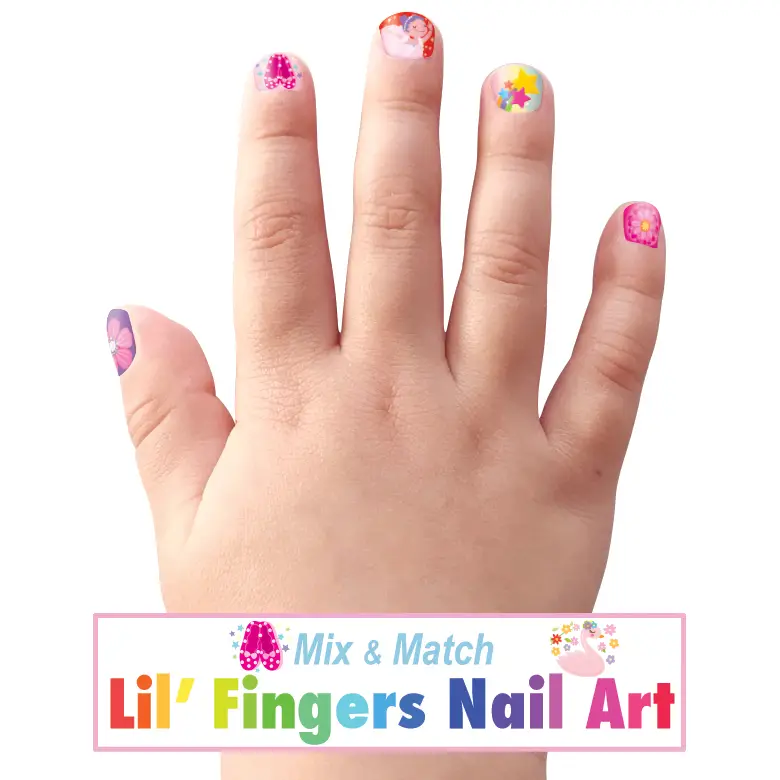 Lil Fingers Nail Art Ballerinas