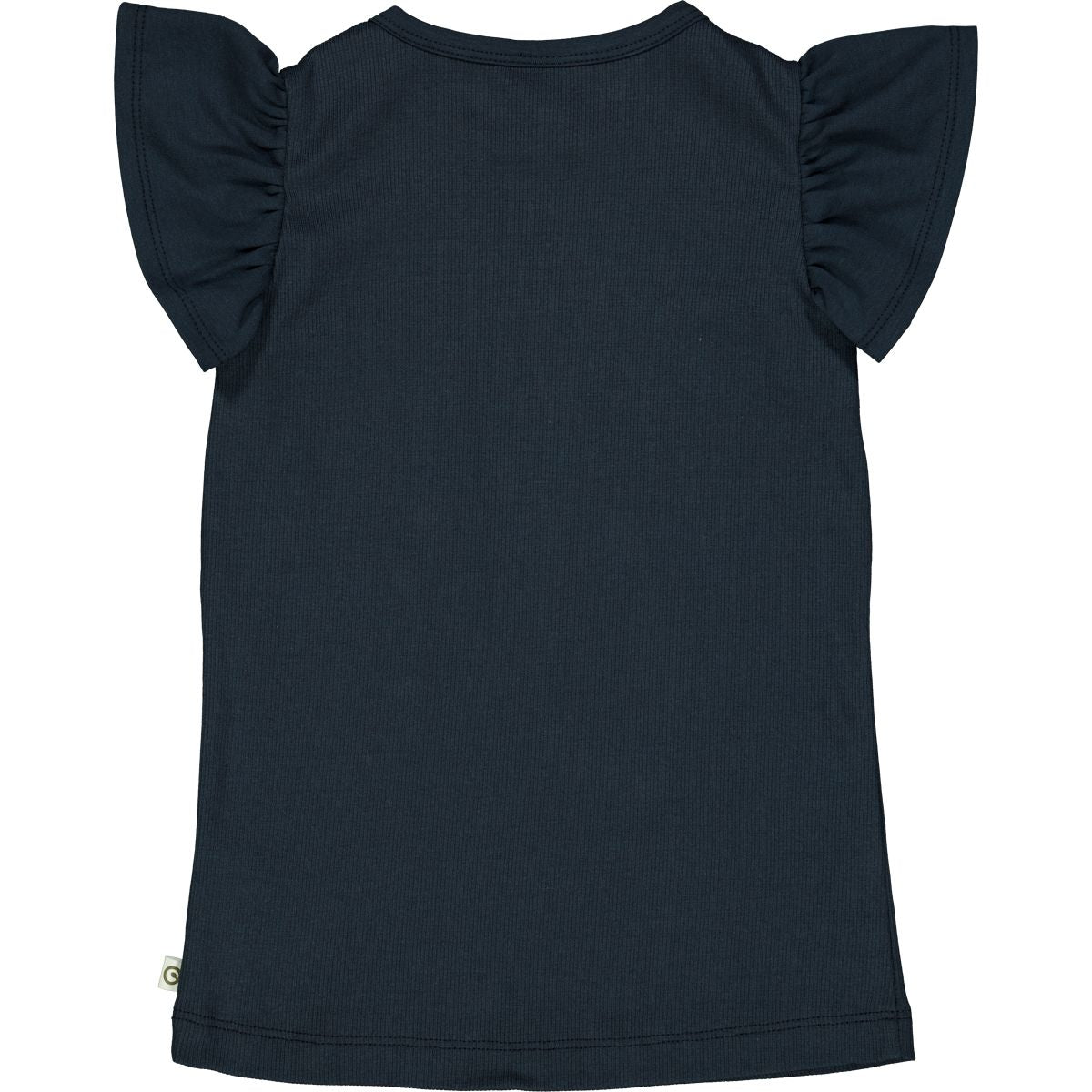 Girls Flutter Sleeve Rib Top