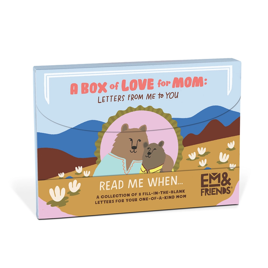 A Box of Love for Mom Fill in Letters