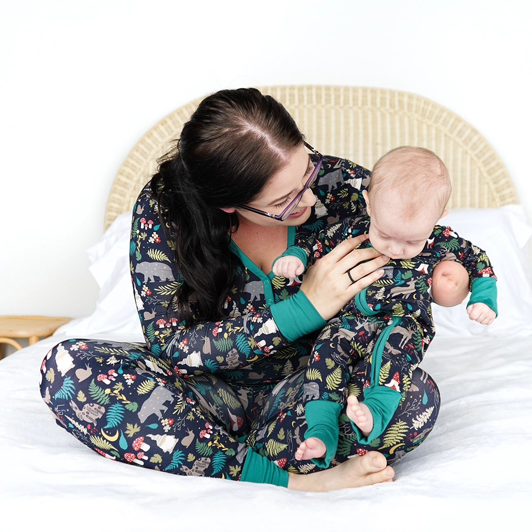 Night Forest Women's Bamboo Pajama Bottoms