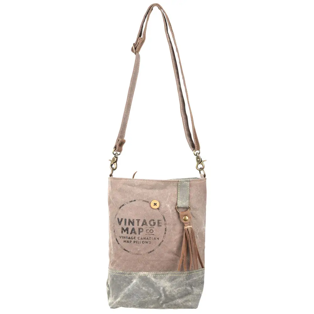 Vintage Map Shoulder Bag