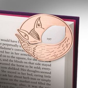 Furled Fox Corner Bookmark