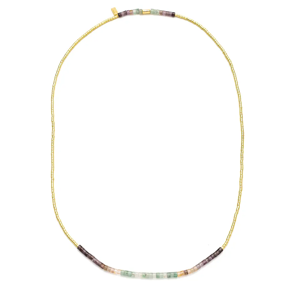 Twilight Ombre Stone Wrap Necklace/Bracelet