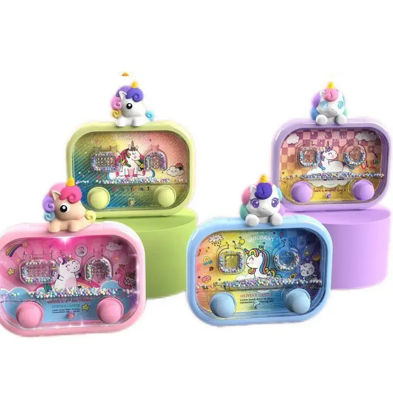 Light-Up Unicorn Micro Bead Water Game