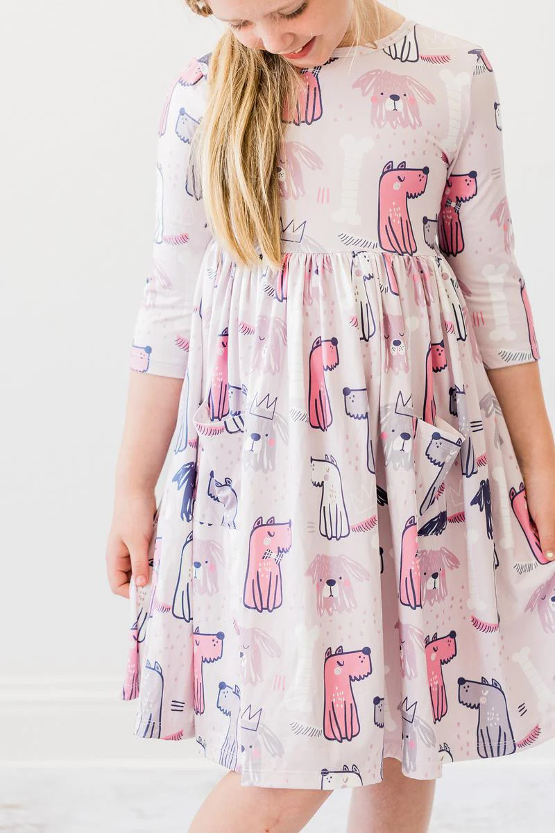 Puppy Party Twirl Dress