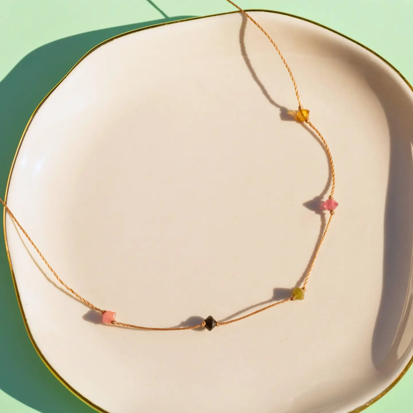 Celestial Necklace Tourmaline for Happiness