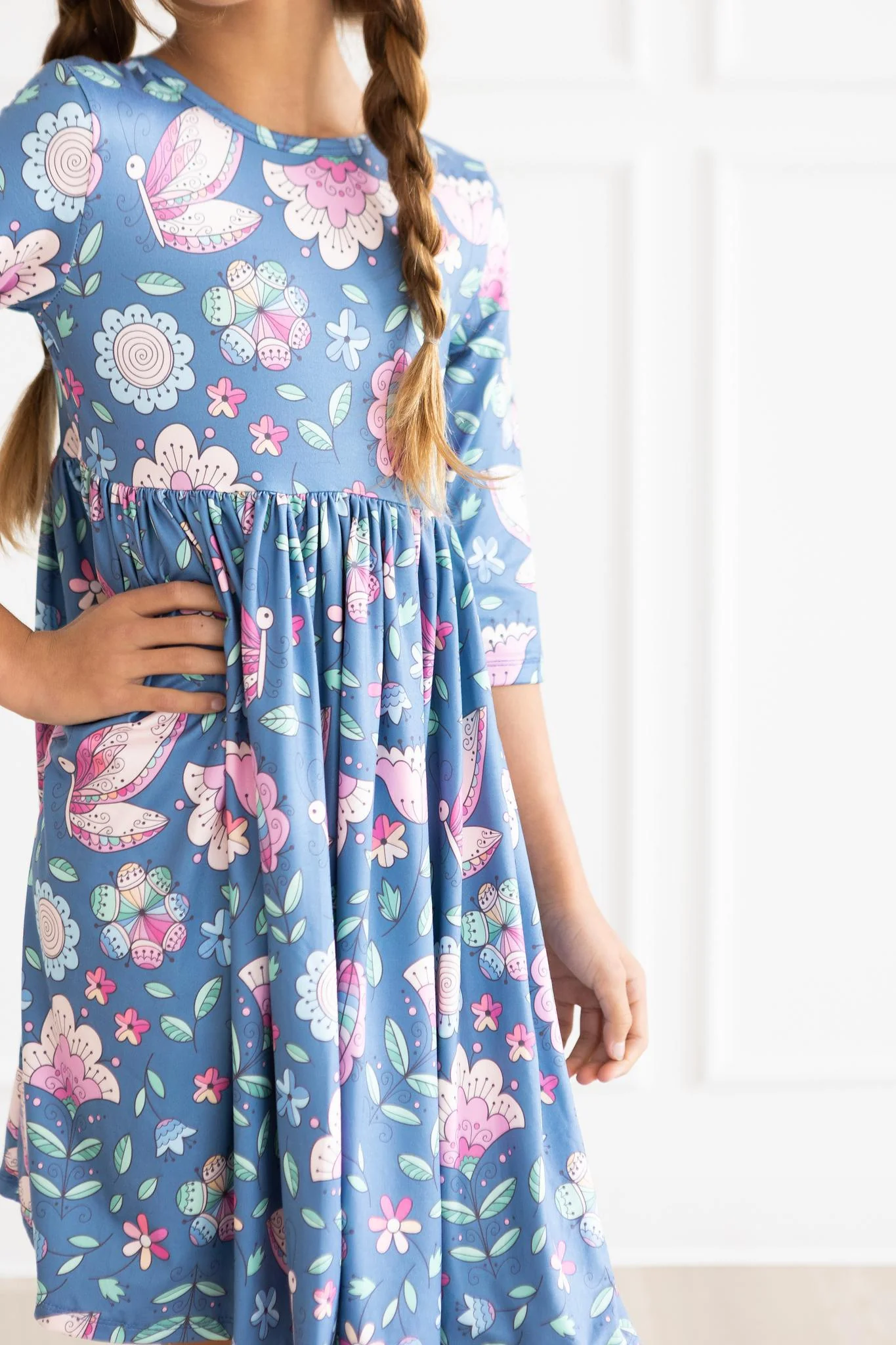 Girls Spring Gardens Twirl Dress