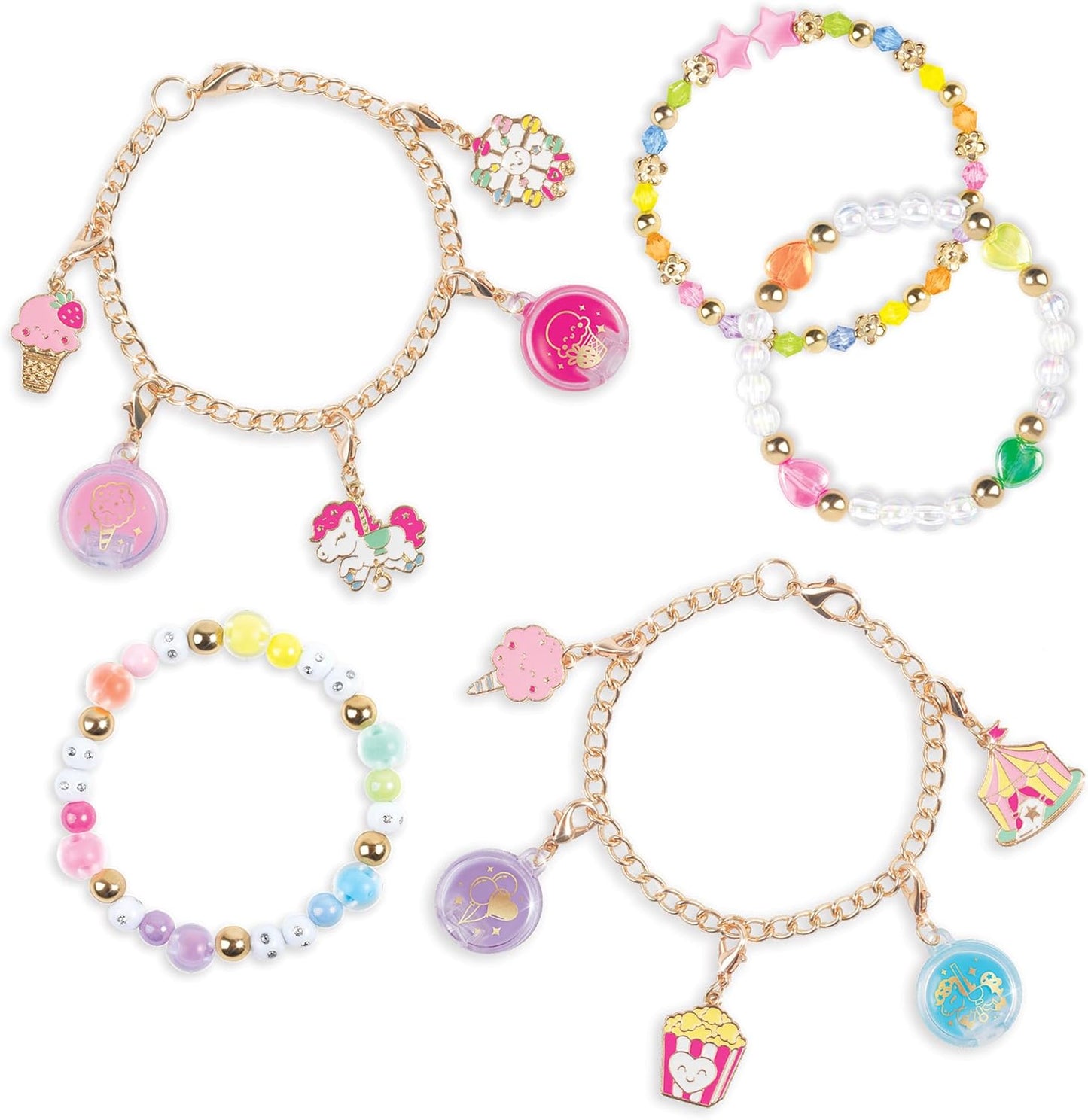 Sweet Spin Carnival Lip Gloss DIY Bracelet Set