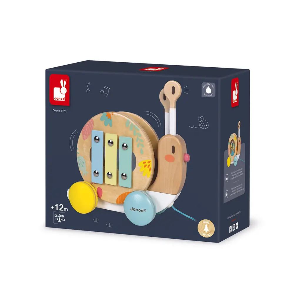 Pull Along Snail Toy