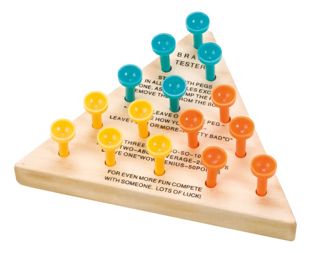 Wooden Peg Game