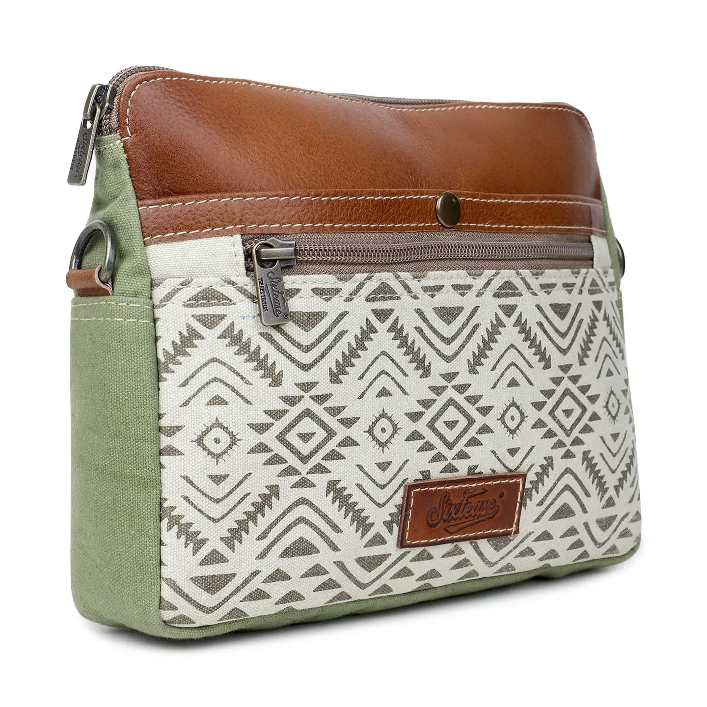 Women's Crossbody Bag - Sage Aztec