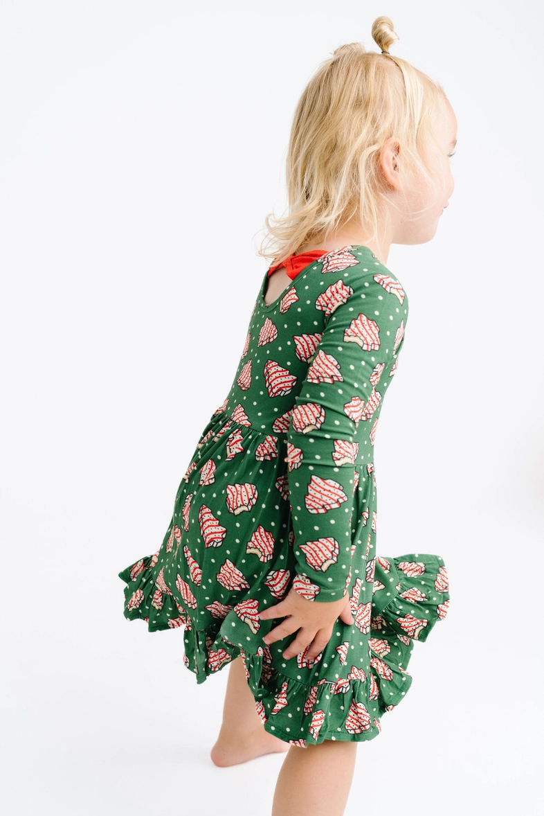 Girls Tree Treats Bamboo Dress