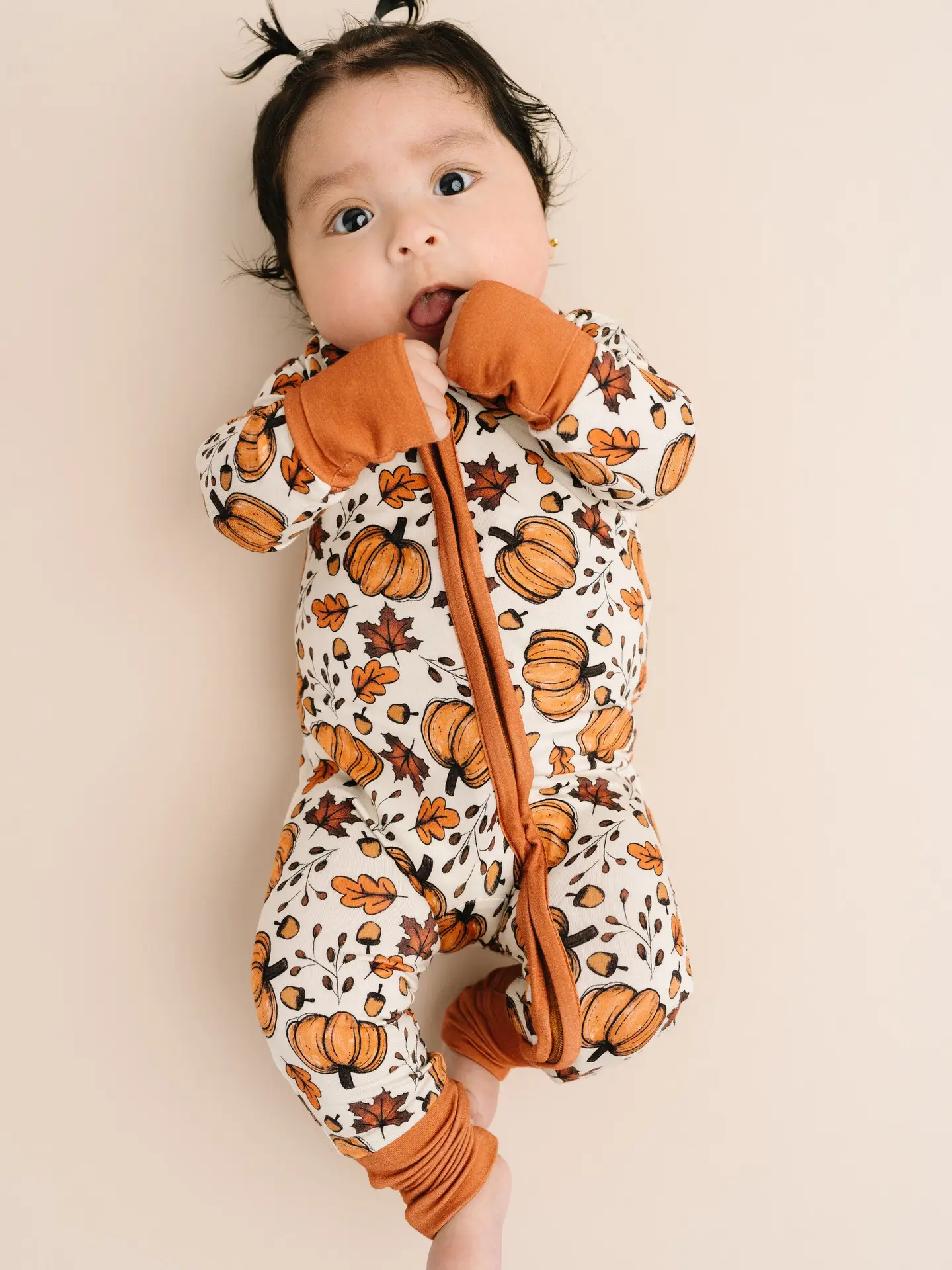 Pumpkin Harvest Bamboo Sleeper
