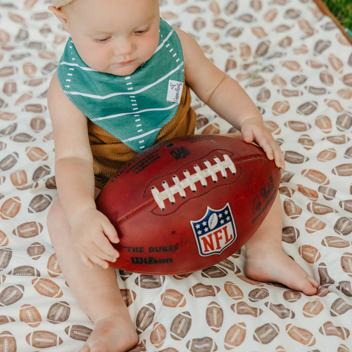 Blitz Football Baby Bandana Bib Set 4pk