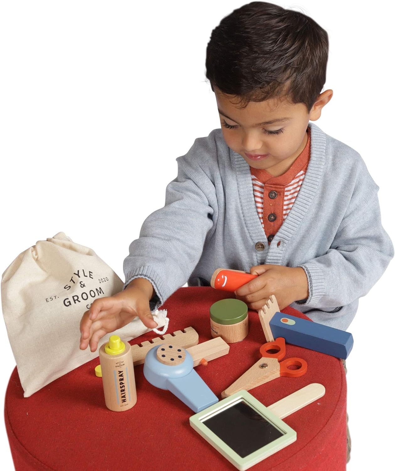 Wooden Style & Groom Play Set