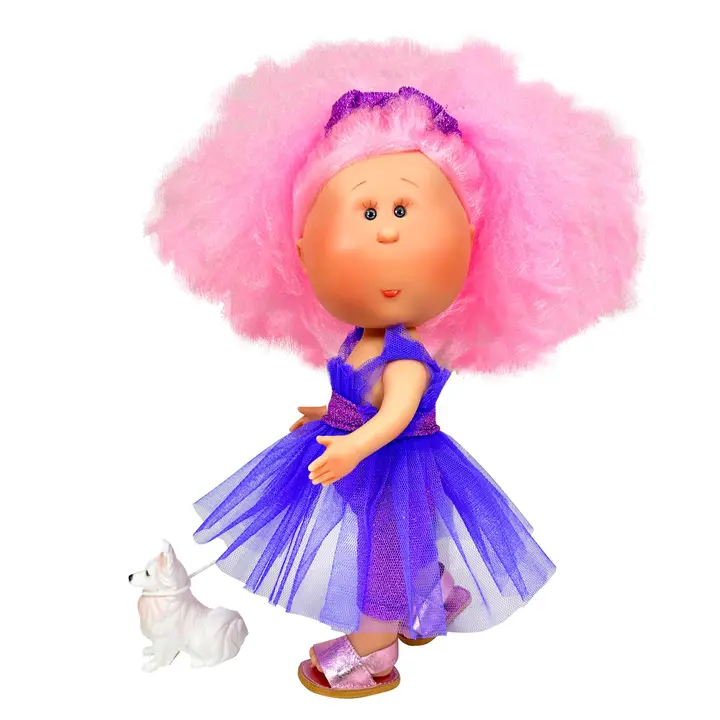 Mia Doll with Pet Pink Cotton Candy Hair