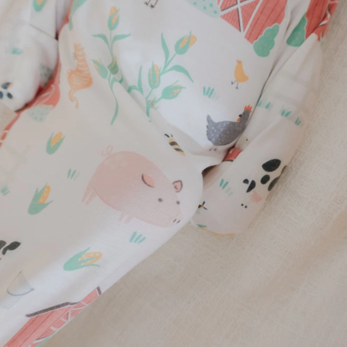 Farmstead Newborn Knotted Gown
