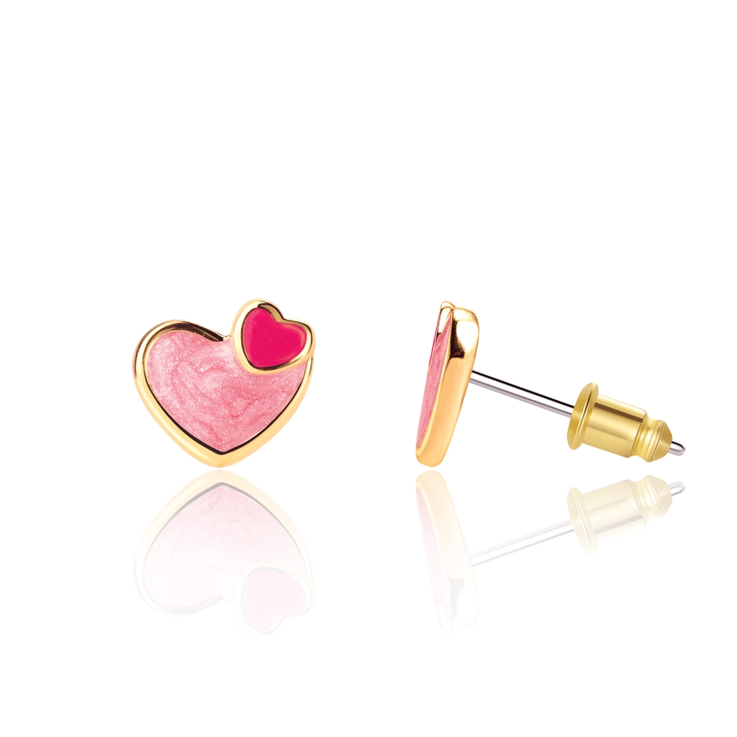 Heart 2 Heart Stud Earrings