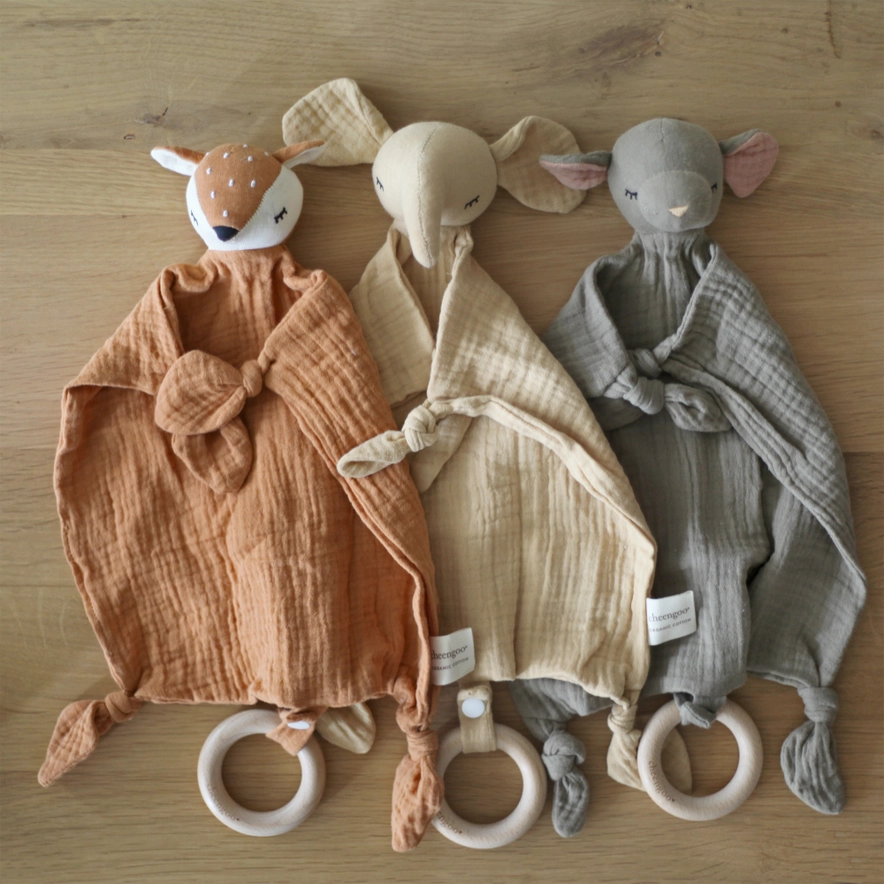 Organic Elephant Lovie Blanket