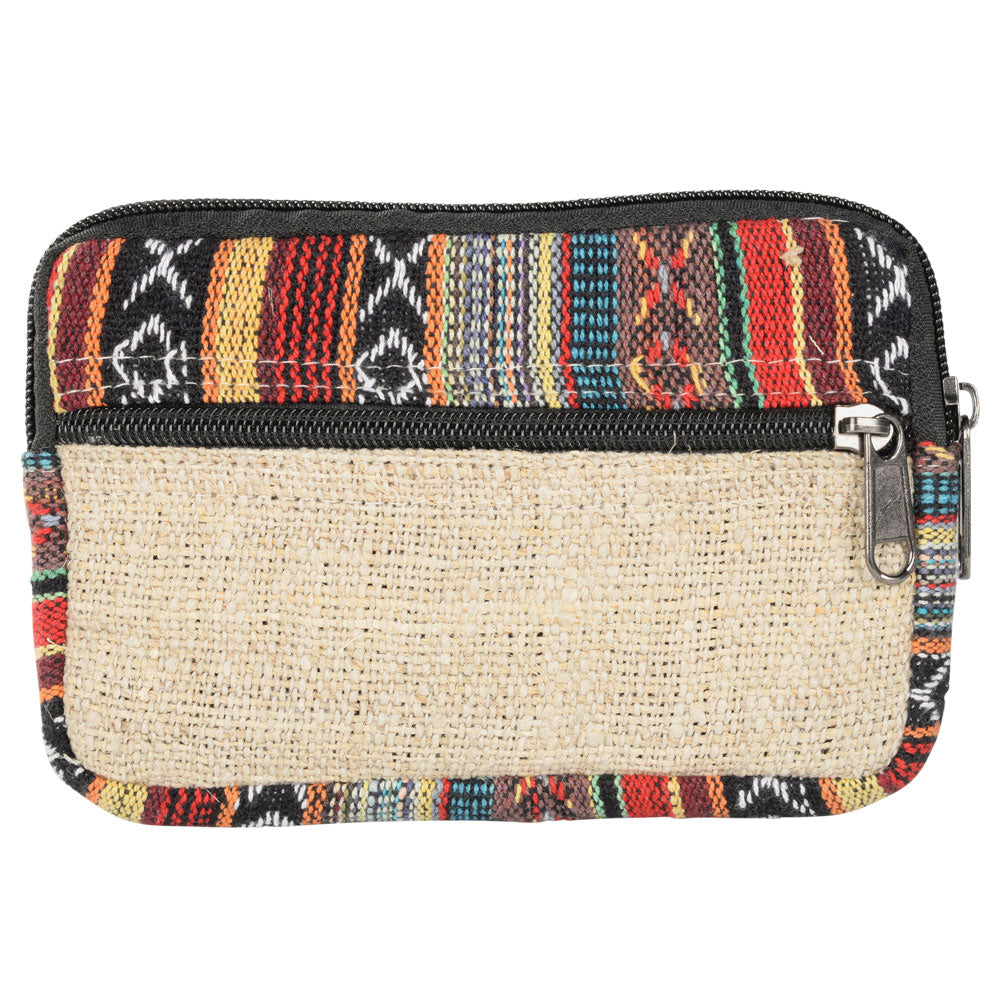 Hemp Coin Purse Front Zip