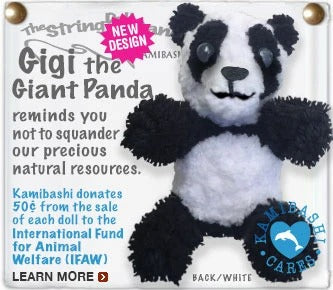 Gigi Panda String Doll Keychain