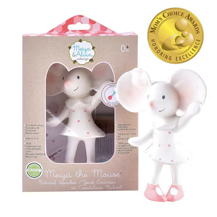 Meiya the Mouse Organic Rubber Toy