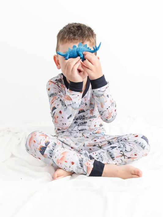 Dinosnores Kids Bamboo Pajamas