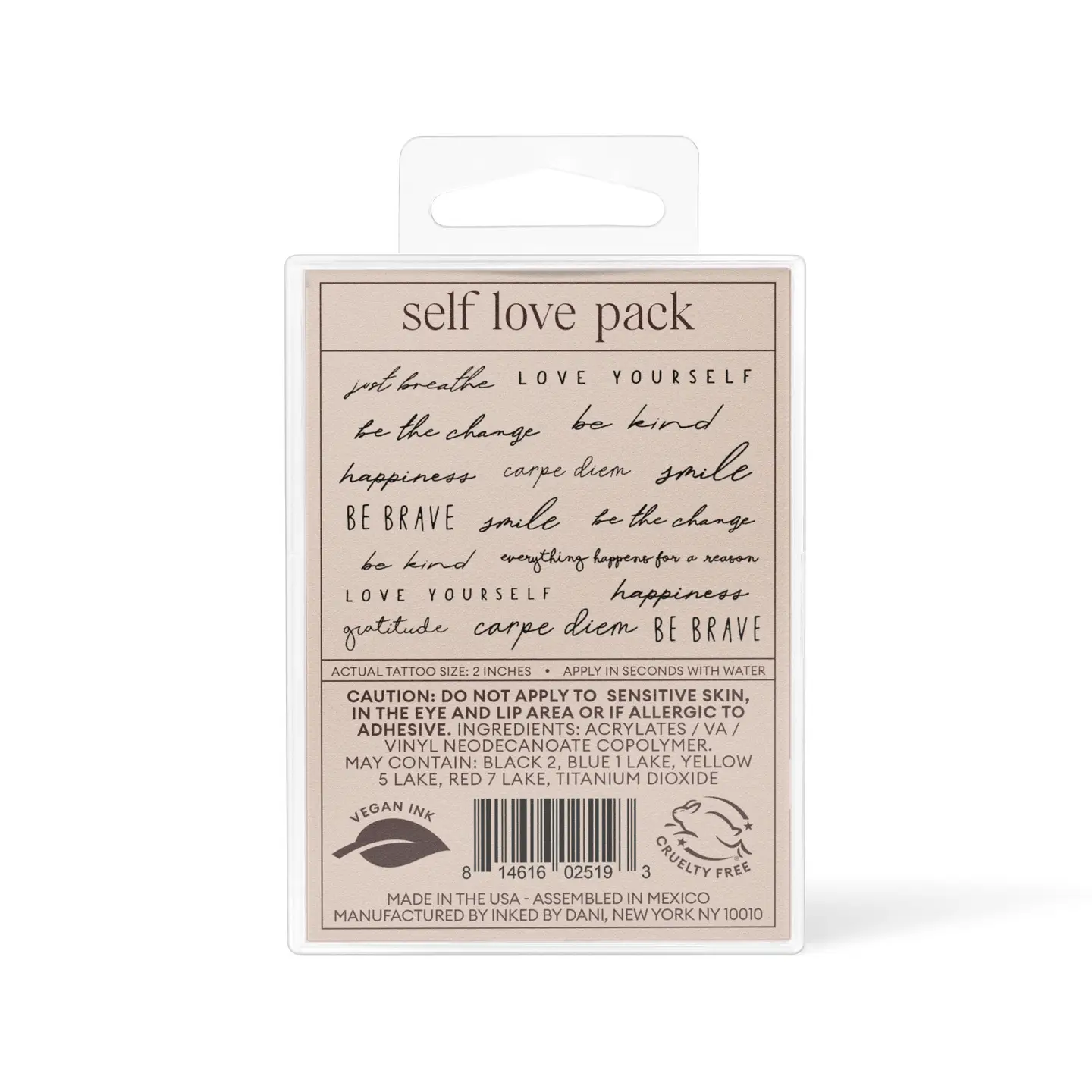 Temporary Tattoo Pack
