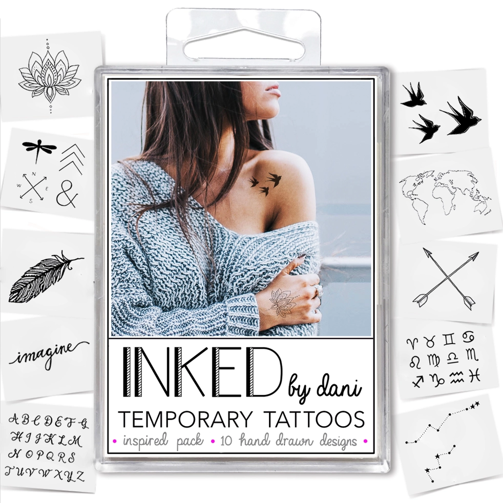 Temporary Tattoo Pack