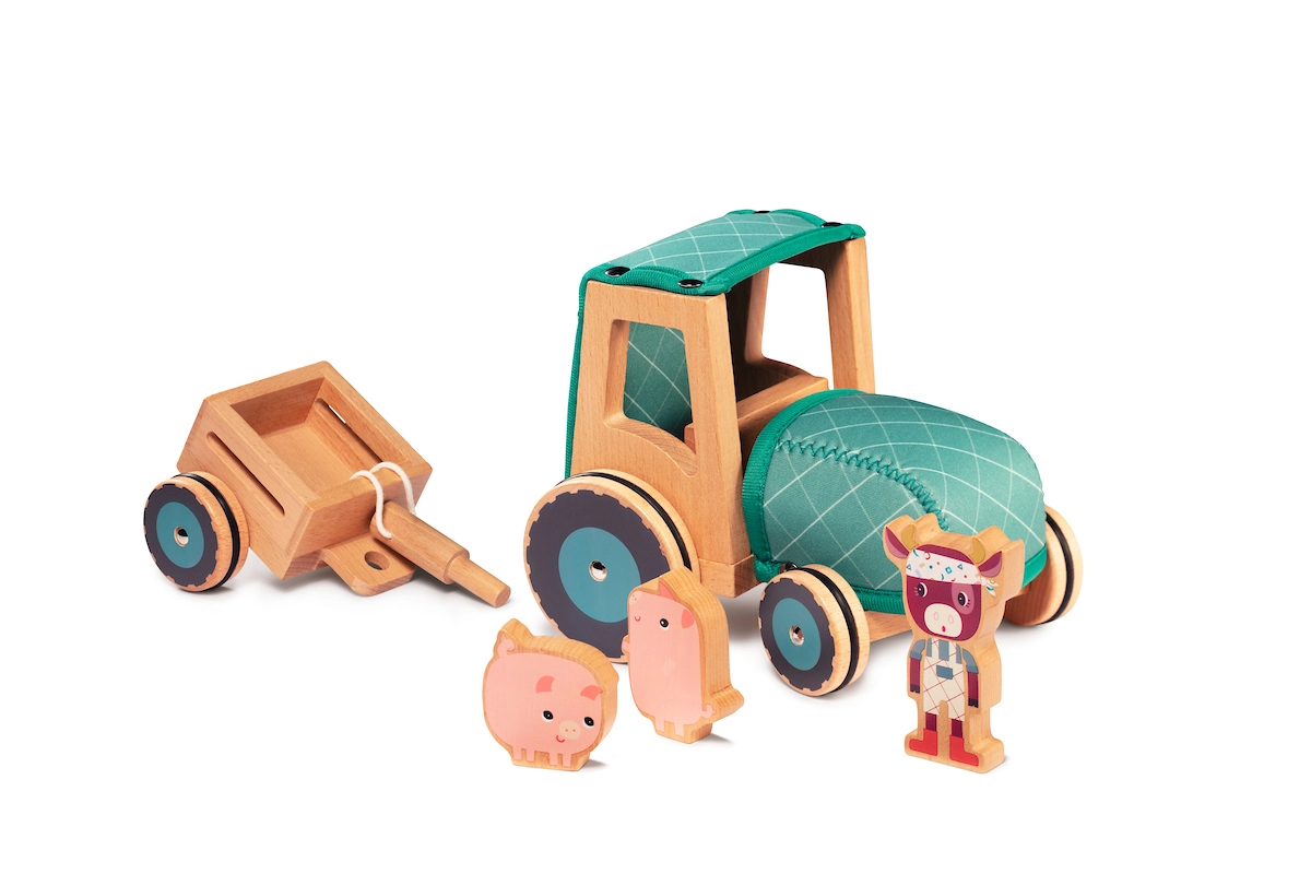 Rosalie Wooden Tractor Toy