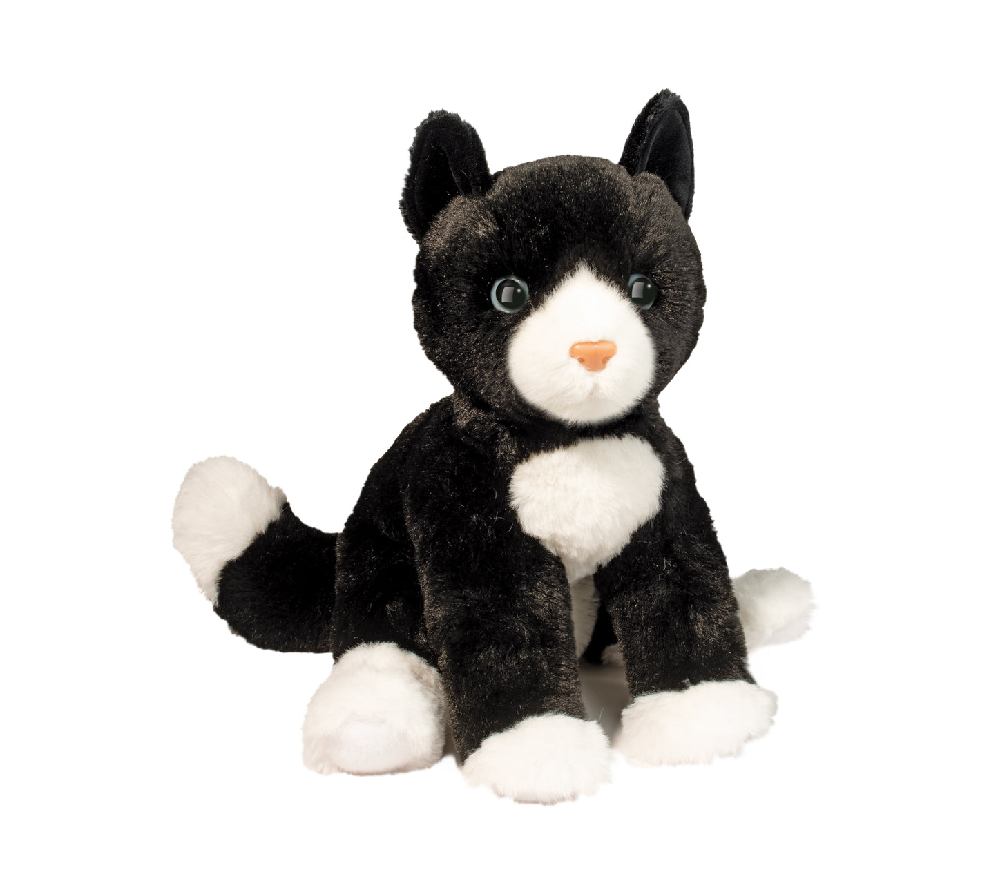 Beckie Black + White Cat Stuffed Animal