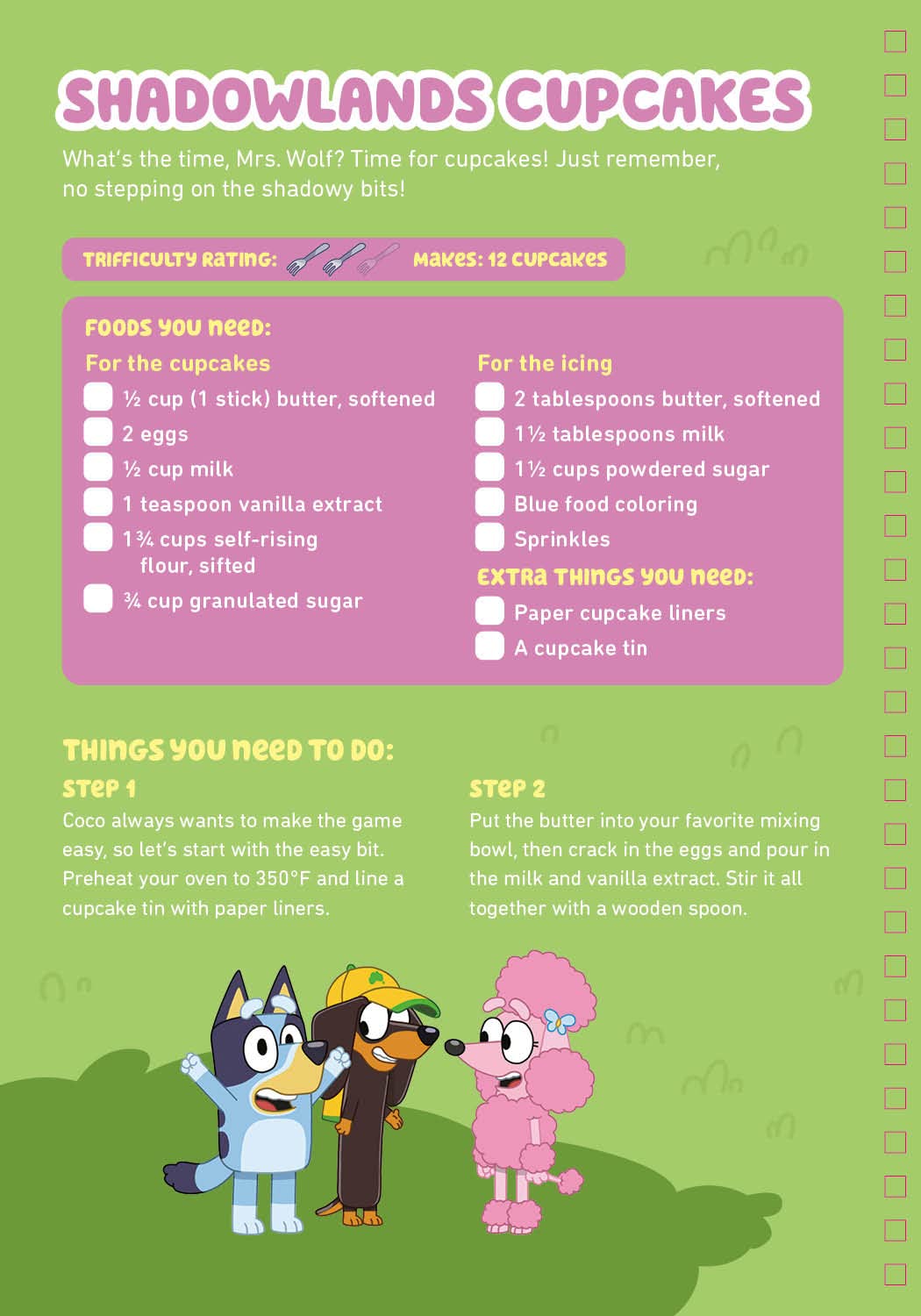 Bluey and Friends Fancy Restaurant Cookbook