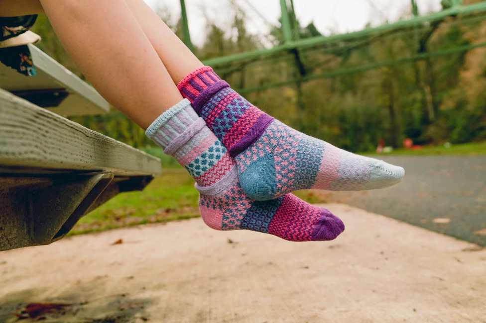 Twilight Mismatched Crew Socks