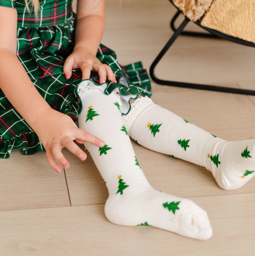 Tree Farm Knee High Socks